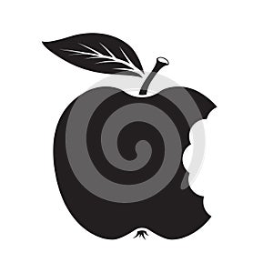 Bite apple icon