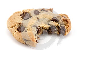 Bite out of Chocolate Chip Cookie photo