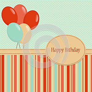 Bithday Template greeting card