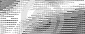 Bitmap pattern with pixel texture. Dotted gradient. Retro vector gradation of computer game bg. Abstract geometric