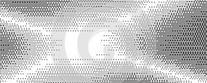 Bitmap pattern with pixel texture. Dotted gradient. Retro vector gradation of computer game bg. Abstract geometric