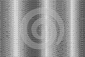 Bitmap striped gradient background. Textured dither retro game pattern. Vector abstract digital noisy wallpaper. Grunge photo