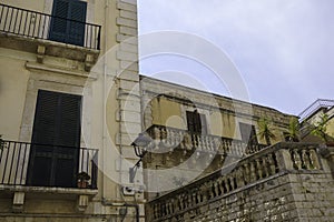 Bitonto, historic city  in Apulia. Buildings