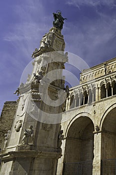 Bitonto, historic city  in Apulia. The cathedral