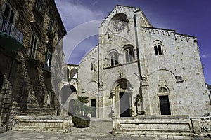 Bitonto, historic city  in Apulia. The cathedral