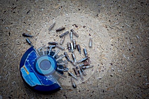 Bits for the screwdriver, rusty