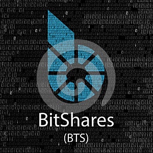 Bitshares cryptocurrency background