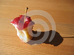 Bitten Red Apple