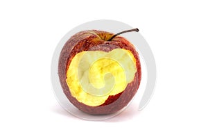 Bitten red Apple
