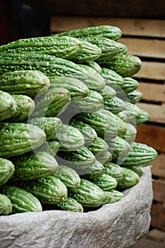 Bitter Melon in market