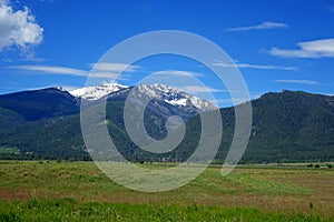 Bitterroot Mountain Valley - Montana photo