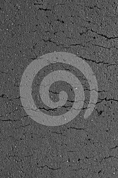 Bitumen asphalt texture background black and white.