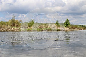 Bityug River in Voronezh Region, Russia