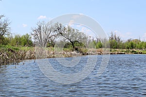 Bityug River in Voronezh Region, Russia