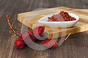 Bixa Orellana - Organic achiote; Is a seasoning and food coloring