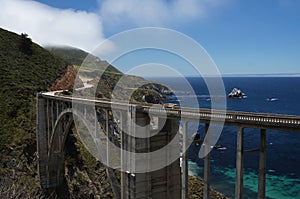 Bixby Bridge California Coast photo