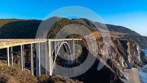 Bixby Bridge on Pacific coast highway, California