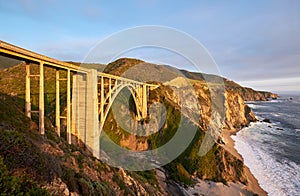 Bixby Creek Bridge on Highway 1, California