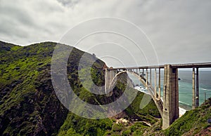 Bixby Creek Bridge on Highway 1, California