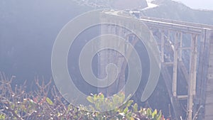 Bixby creek bridge, pacific coast highway 1, Cabrillo road. California, Big Sur.