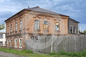 Biysk, an old house on Serf street photo