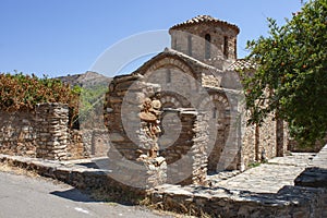 Bizantine Church of Panaya in Fodele, Crete, Greece