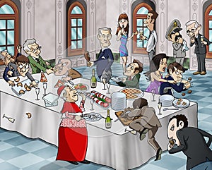 Bizarre banquet photo
