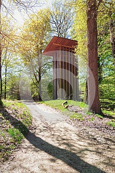 Bizarre and useless folly in The Loo park located in Apeldoorn