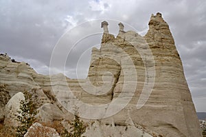 Bizarre volcanic rock formations ,Love Valley,Turkey,Cappadocia,.Central Anantolia,Europe