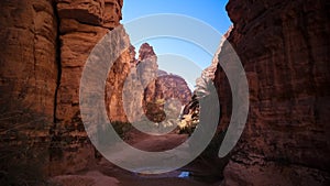 Bizzare rock formation at Essendilene, Tassili nAjjer national park, Algeria