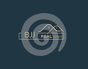 BJJ Real Estate and Consultants Logo Design Vectors images. Luxury Real Estate Logo Design