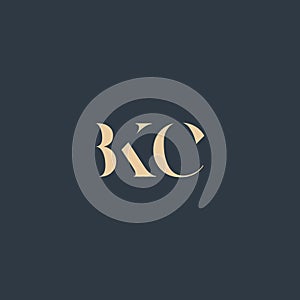 BKC abstract letter logo