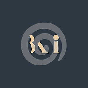 BKI abstract letter logo