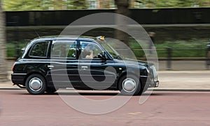 Blac cab taxi in London