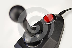 Black 1980s joystick