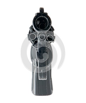 Black 9mm gun photo