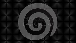 Black abstract background, vector illustration