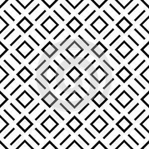 Black ABSTRACT pattern in white background. Geometric Seamless  DESIGNS