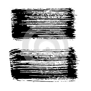 black abstract textured background, bristle brush painted with paint. Hand drawing