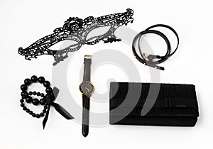 Black accessories for her