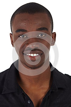 Black African businessman