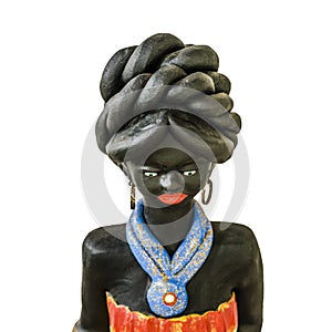 Black African Woman Sculpture