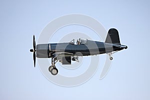 Black airplane photo