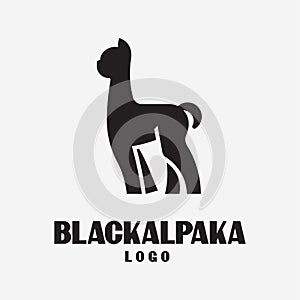 Black Alpaka Logo Design