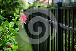 Black Aluminum Fence