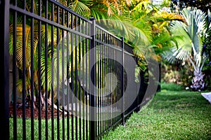 Black Aluminum Fence