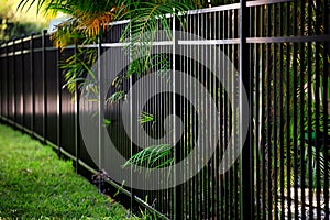 Black Aluminum Fence photo