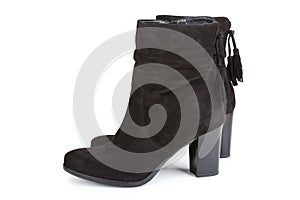 Black ankle boots