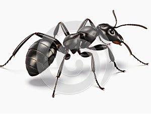 Black ant white background high detail images
