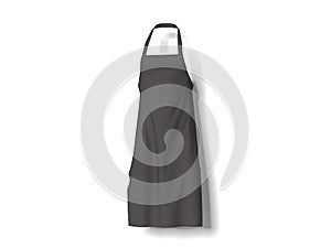 Black apron. 3d rendering